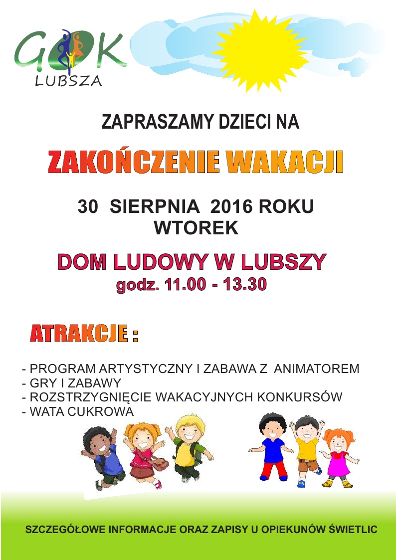afisz zakoczenie