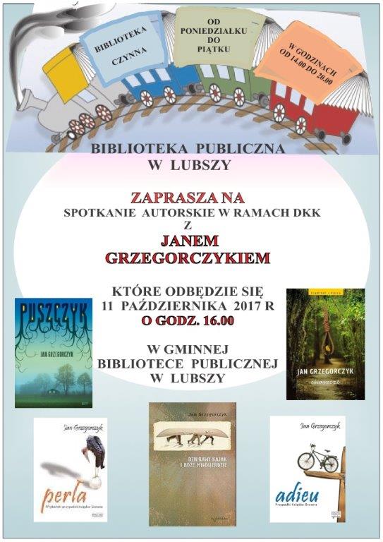 Kopia zapasowa SPOTKANIE AUTORSKIE JAN GRZEGORCZYK