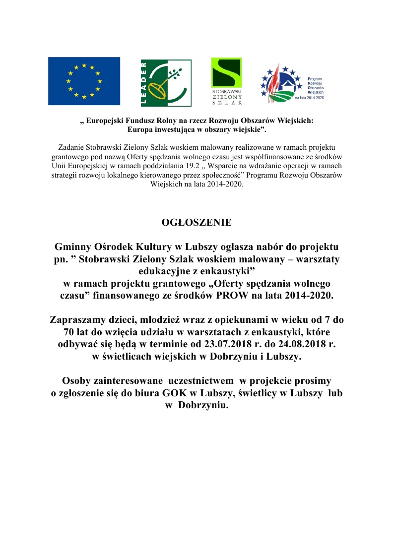 ogoszenie enkaustyka