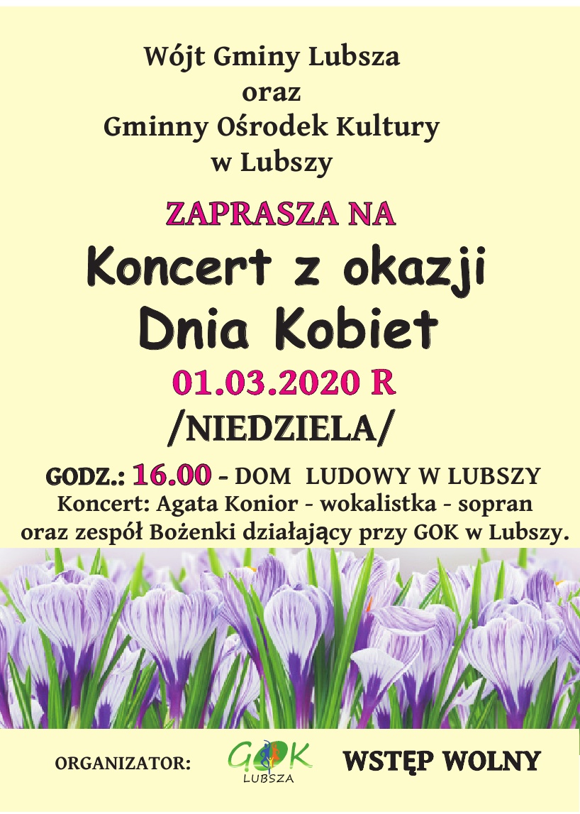 8 marzec afisz